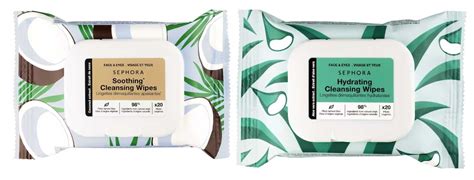 Immagine di una confezione di salviette struccanti con niacinamide