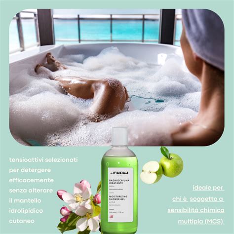 bagnoschiuma idratante con schiuma