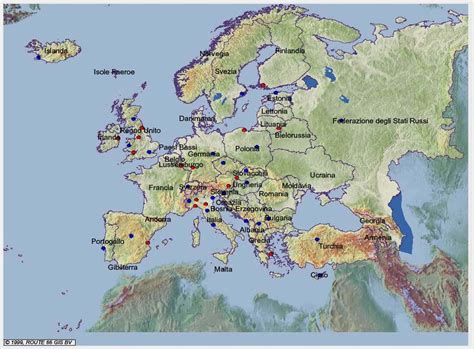 Mappa che mostra la distribuzione geografica delle malattie autoimmuni