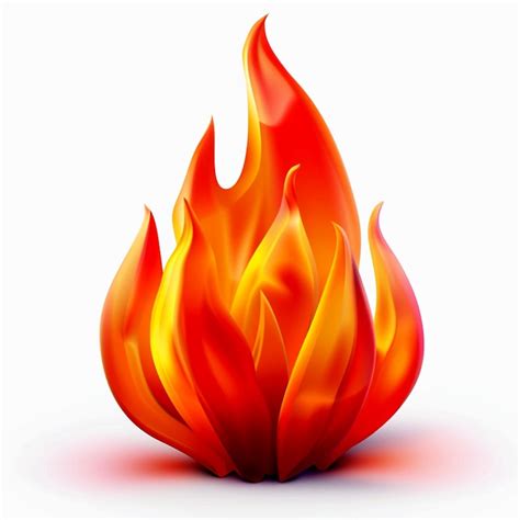 Simbolo di una fiamma che illumina