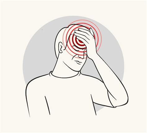 persona che si tiene la testa per il dolore