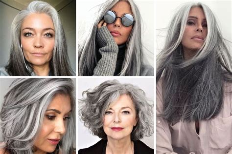 Esempio di capelli grigi ben curati e stilizzati