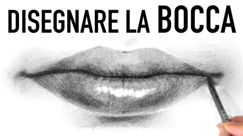Disegno del contorno delle labbra con matita