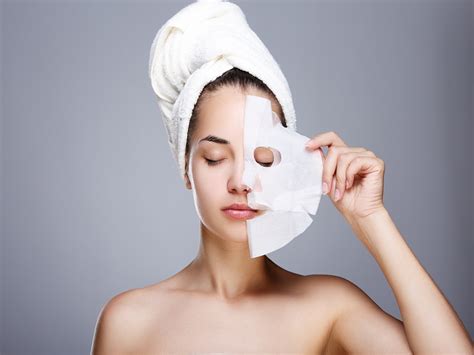 Diverse tipologie di maschere per il viso