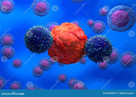 illustrazione di un virus che attacca le cellule della gola