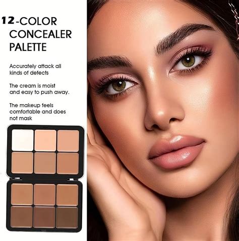 tavolozza di correttori con diverse tonalità