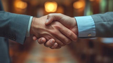 Due persone che si stringono la mano dopo un colloquio