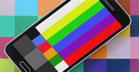 Immagine di uno smartphone con un pixel morto visibile sullo schermo