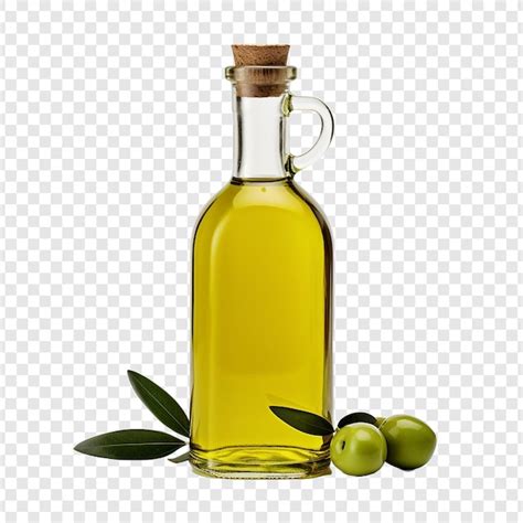 Bottiglia di olio e tonico con sfondo naturale