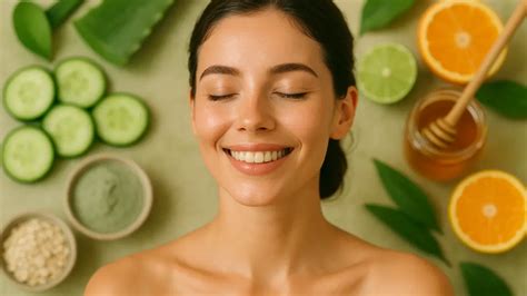 Primo piano di una donna con pelle radiosa