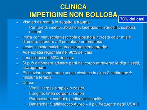 impetigine non bollosa con croste giallastre