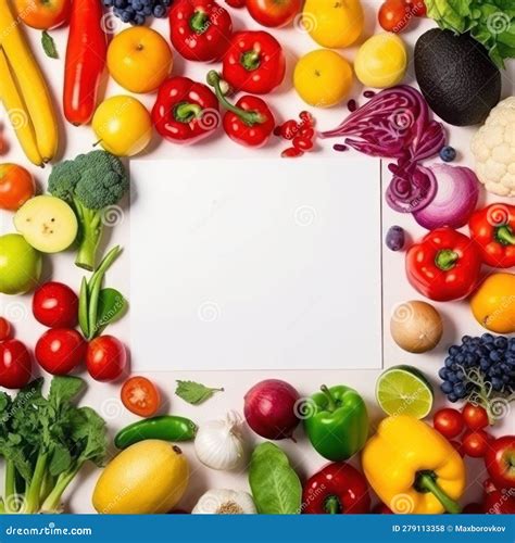 Composizione di frutta e verdura colorata